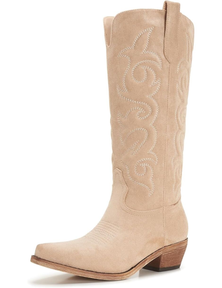 Bota cowboy abajo de la rodilla para mujer