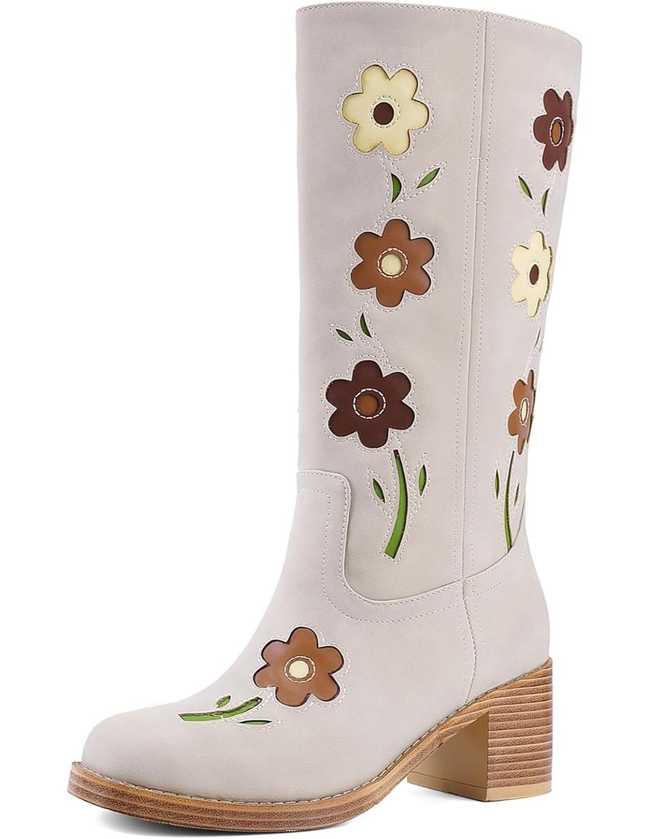 Bota cowboy abajo de la rodilla para mujer 2