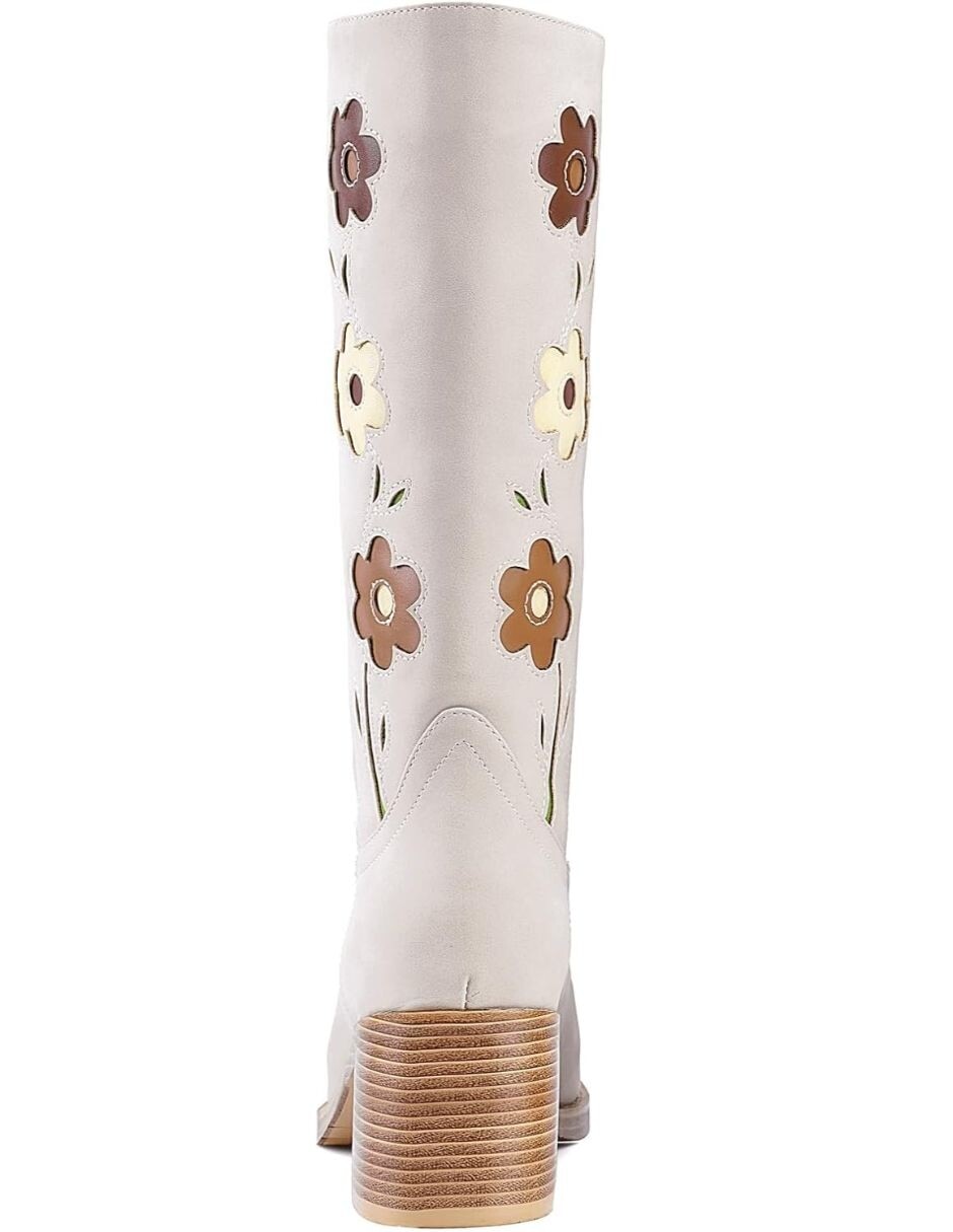 Bota cowboy abajo de la rodilla para mujer 3