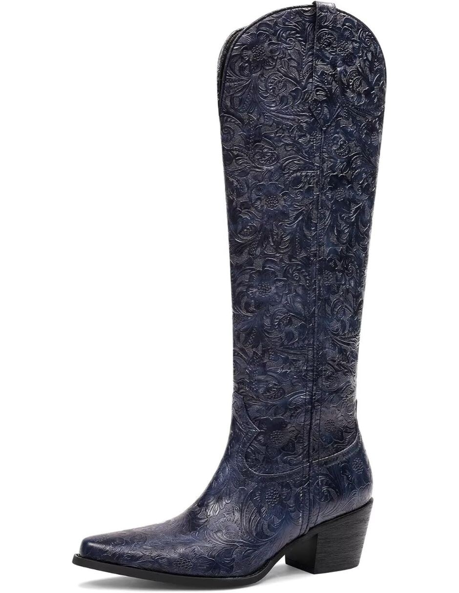 Bota cowboy abajo de la rodilla para mujer Bota cowboy abajo de la rodilla para mujer