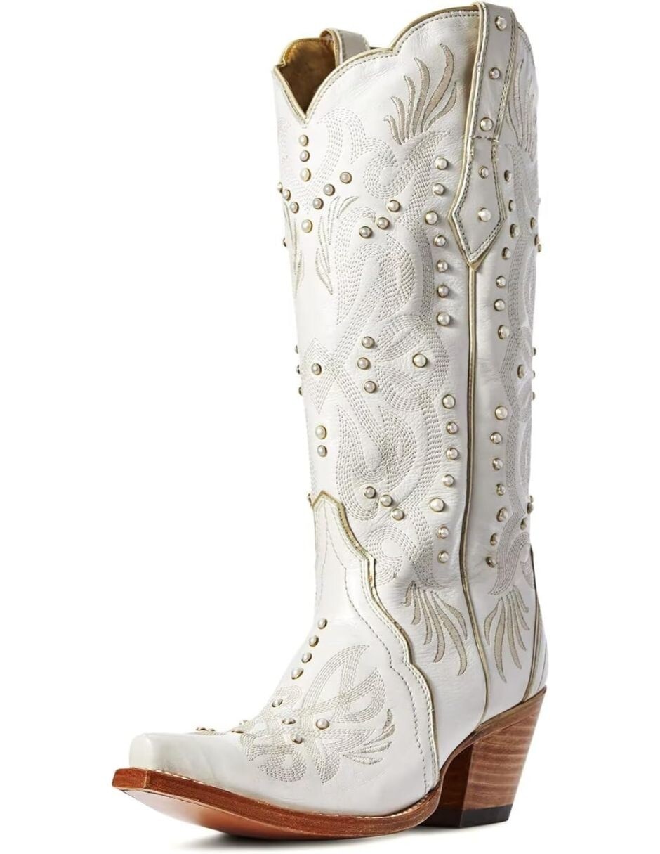 Bota cowboy abajo de la rodilla gwin para mujer