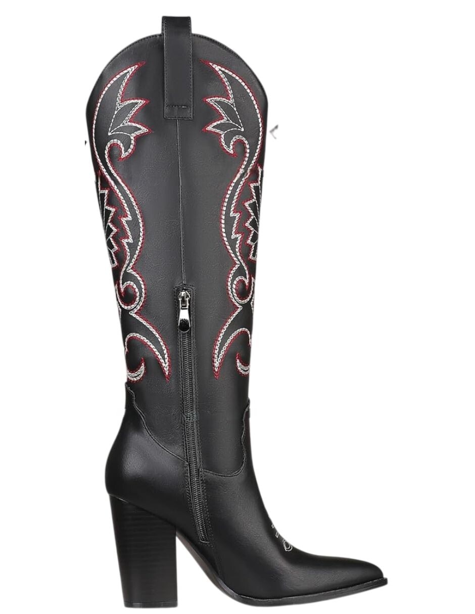 Bota cowboy abajo de la rodilla gwin para mujer