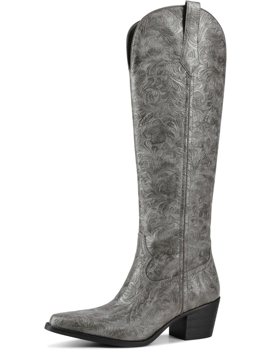Bota cowboy abajo de la rodilla para mujer 2