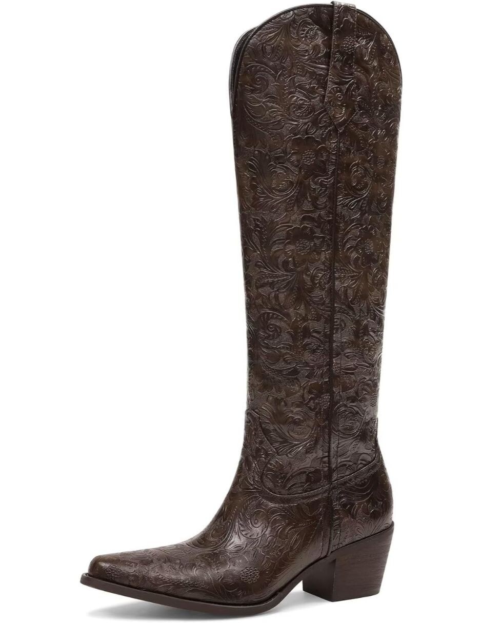 Bota cowboy abajo de la rodilla para mujer 1