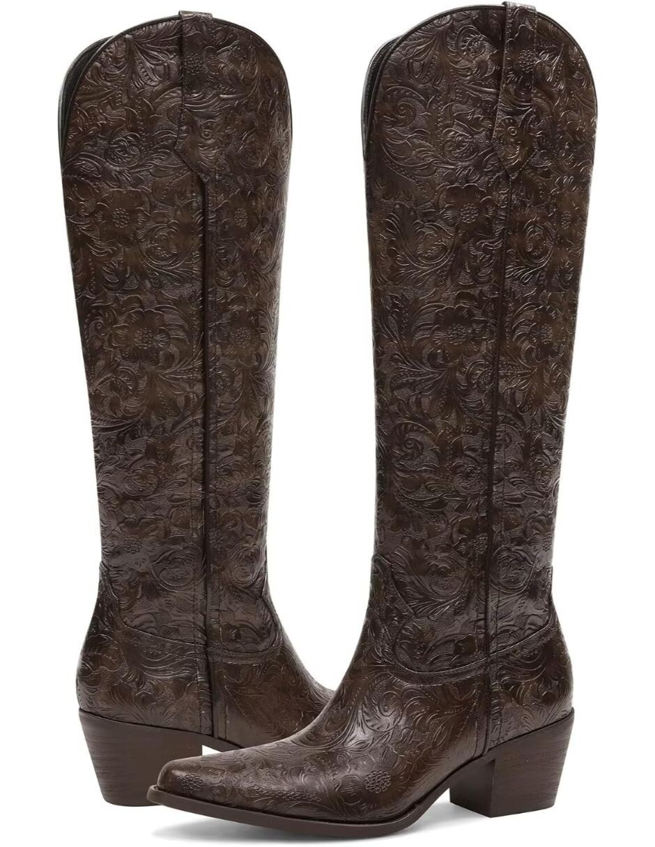 Bota cowboy abajo de la rodilla para mujer 2