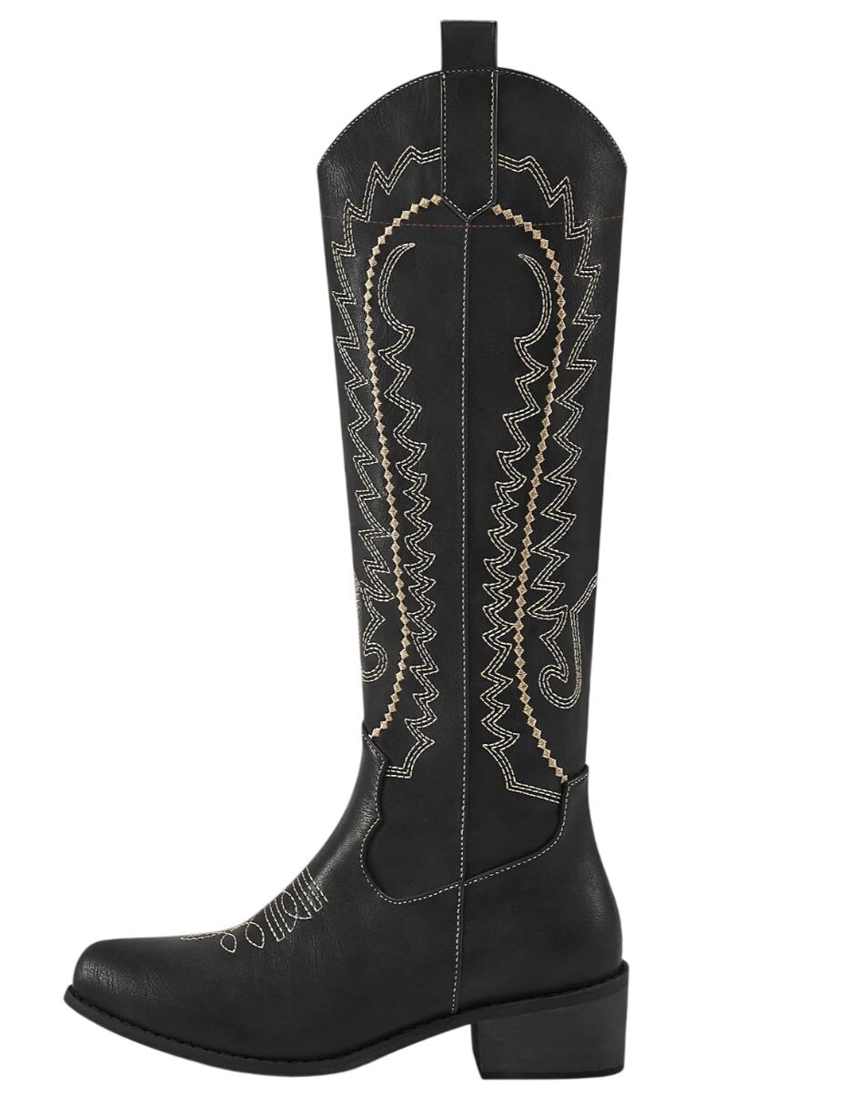 Bota cowboy abajo de la rodilla para mujer Bota cowboy abajo de la rodilla para mujer