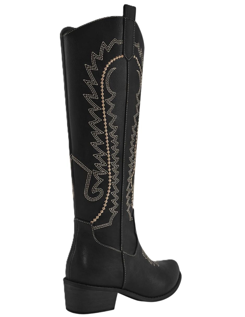 Bota cowboy abajo de la rodilla para mujer 3