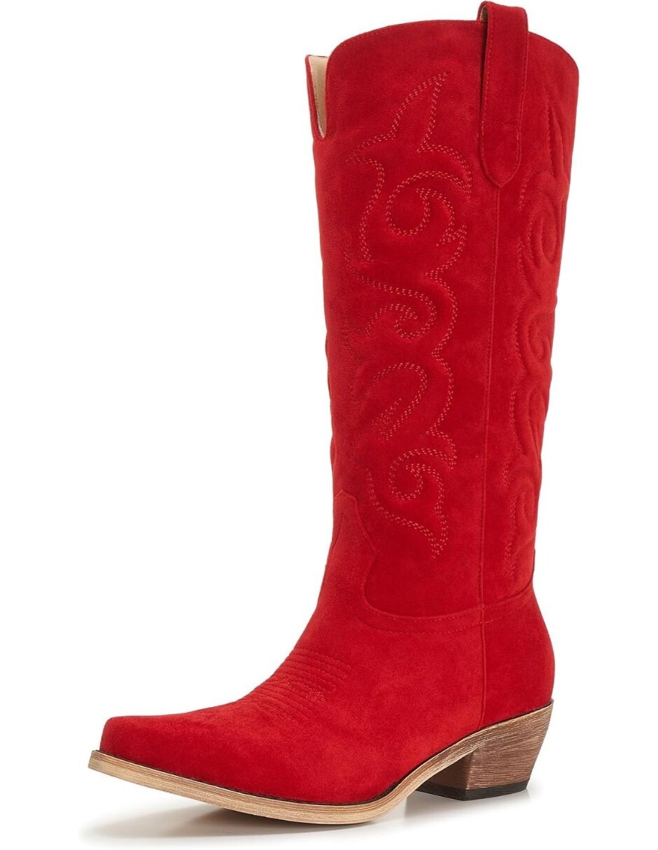 Bota cowboy abajo de la rodilla gwin para mujer