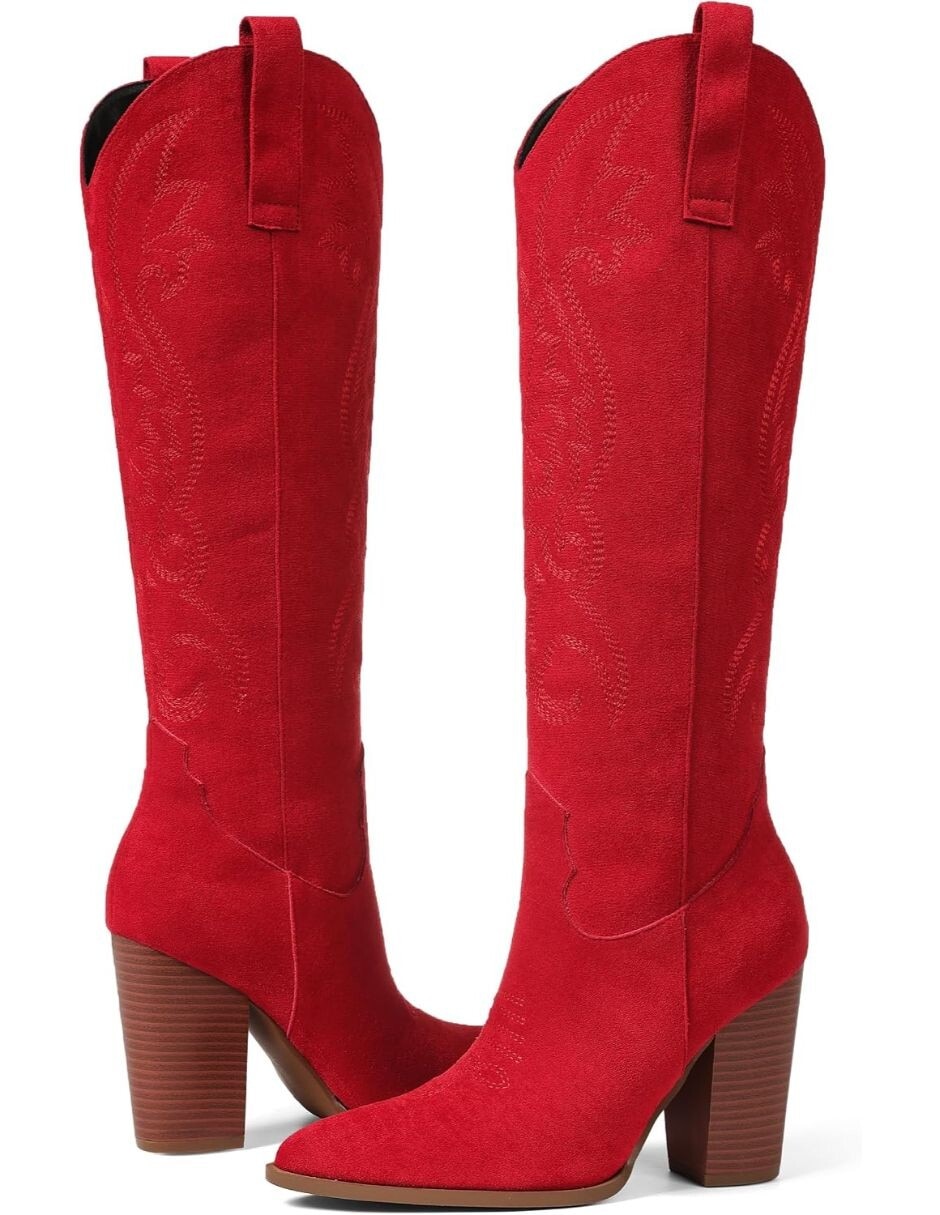 Bota cowboy abajo de la rodilla gwin para mujer