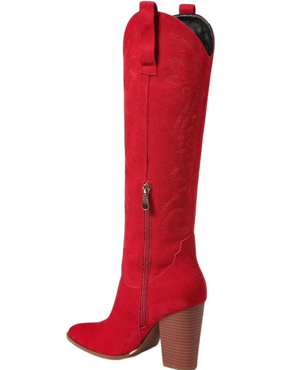 Bota cowboy abajo de la rodilla gwin para mujer