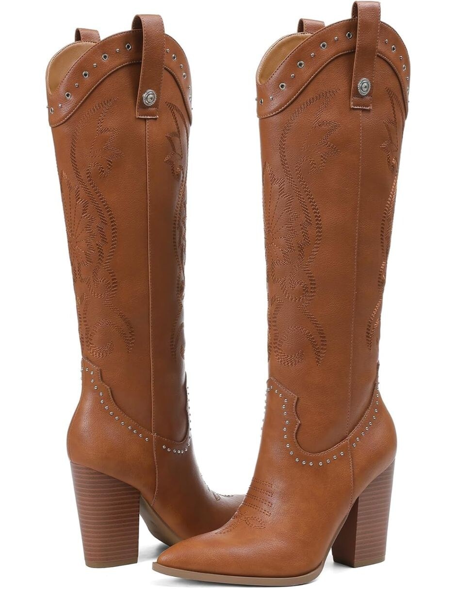 Bota abajo de la rodilla para mujer 5
