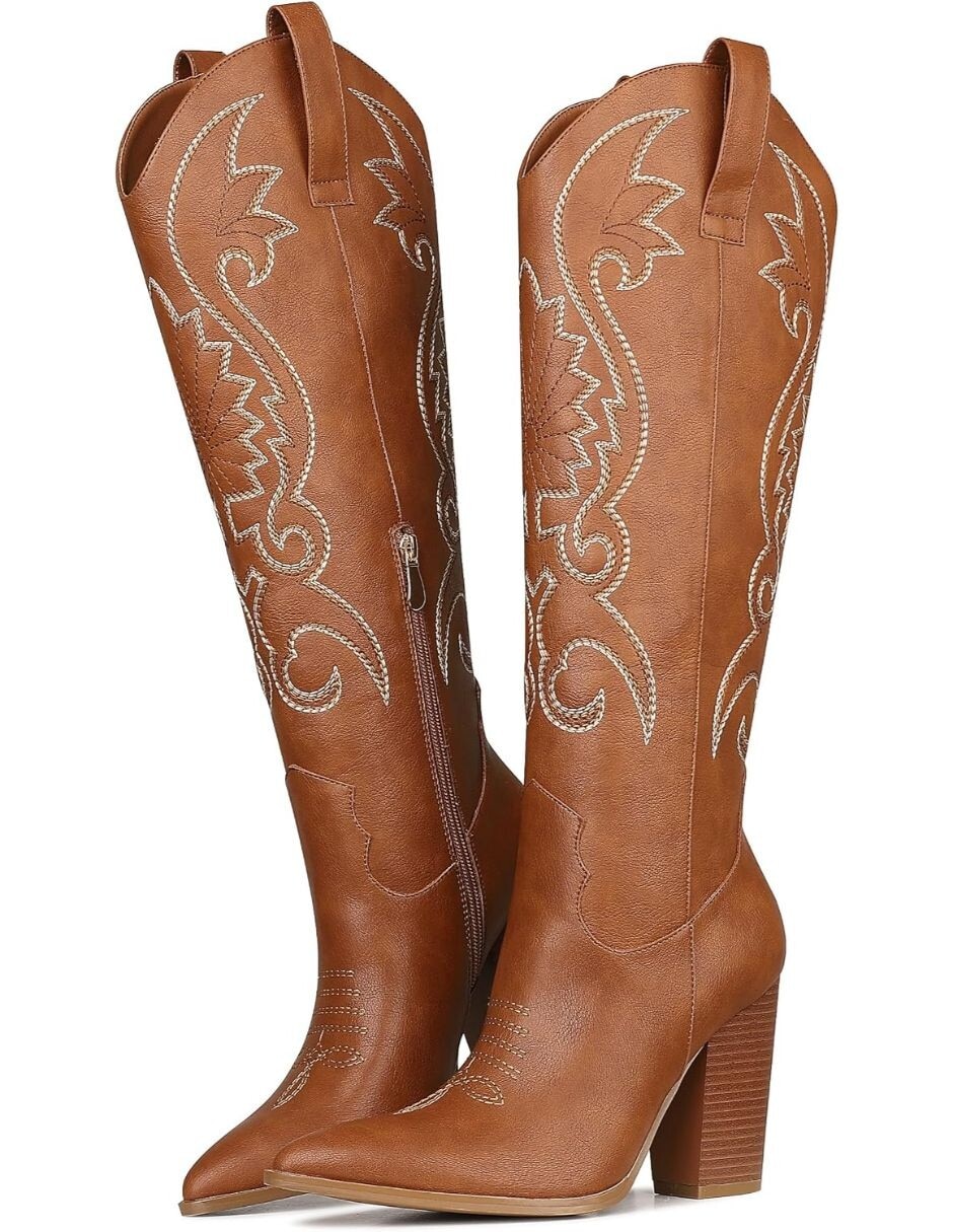 Bota cowboy abajo de la rodilla para mujer 2