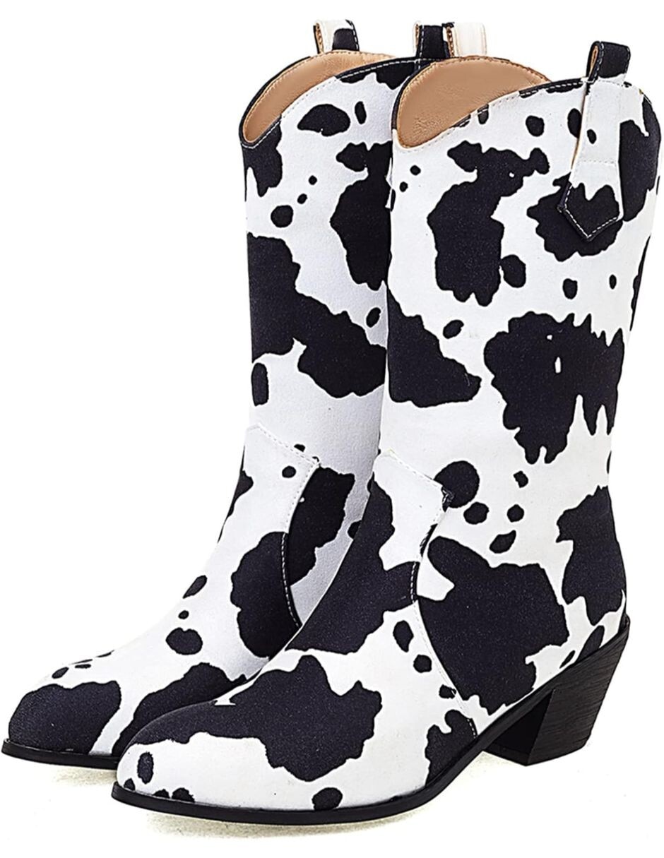 Bota cowboy arriba del tobillo para mujer 2