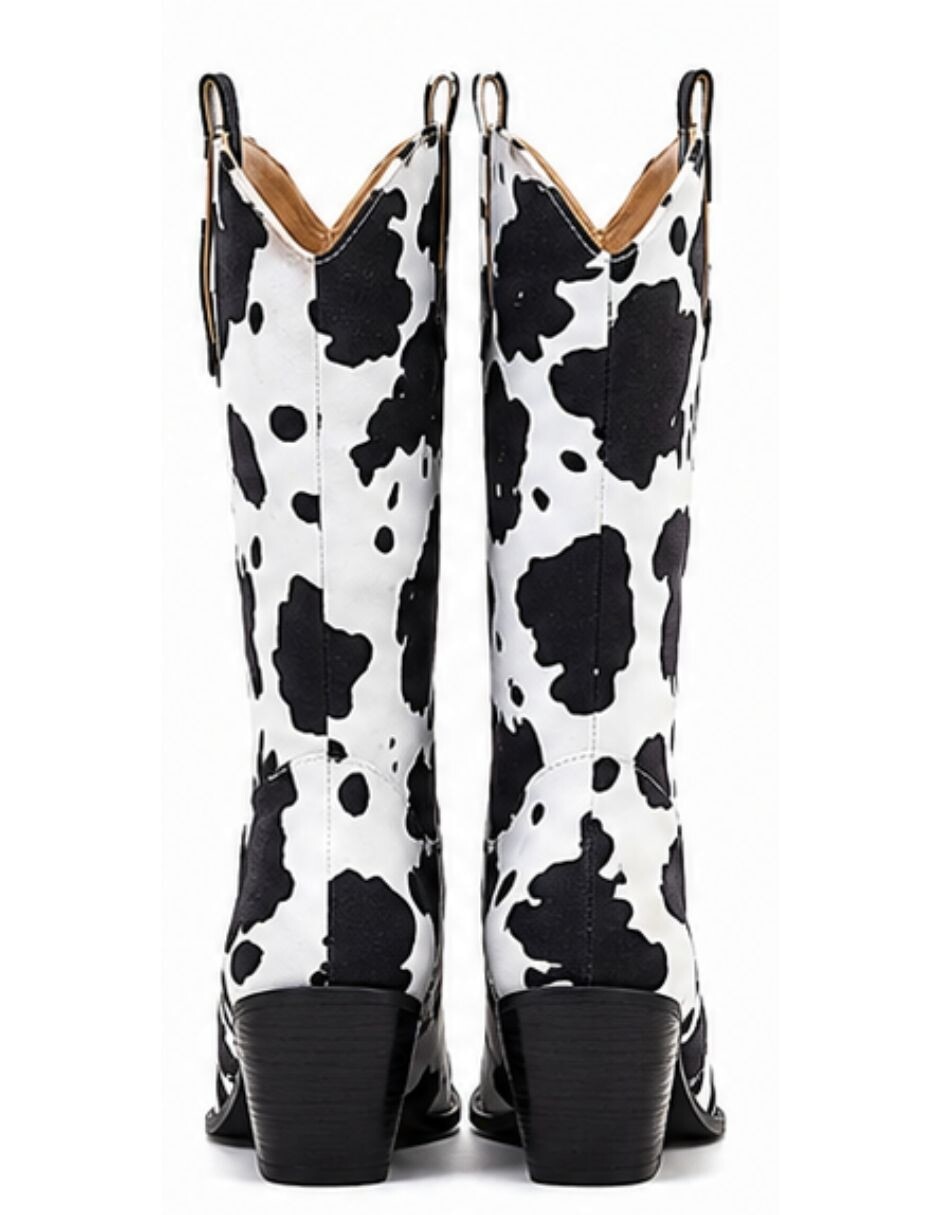 Bota cowboy arriba del tobillo para mujer 4