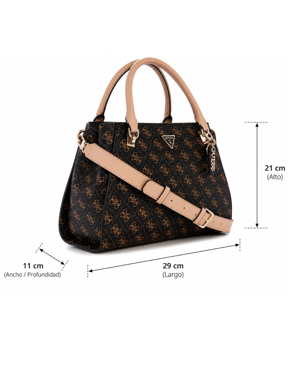Bolsa satchel Guess para mujer 5