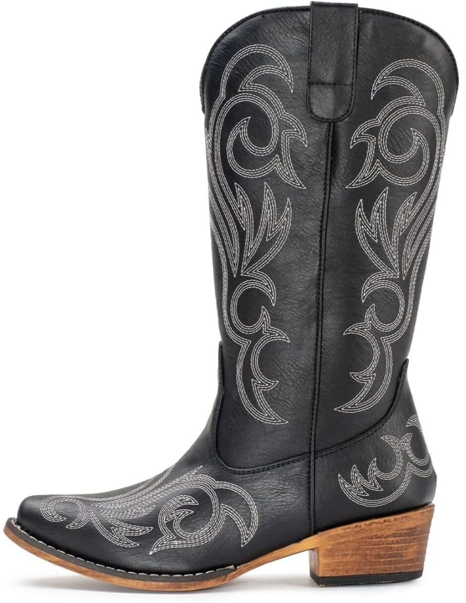 Bota cowboy abajo de la rodilla para mujer Bota cowboy abajo de la rodilla para mujer