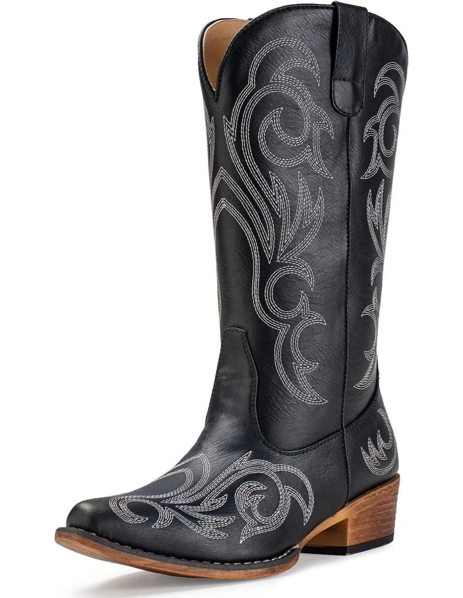 Bota cowboy abajo de la rodilla para mujer 2