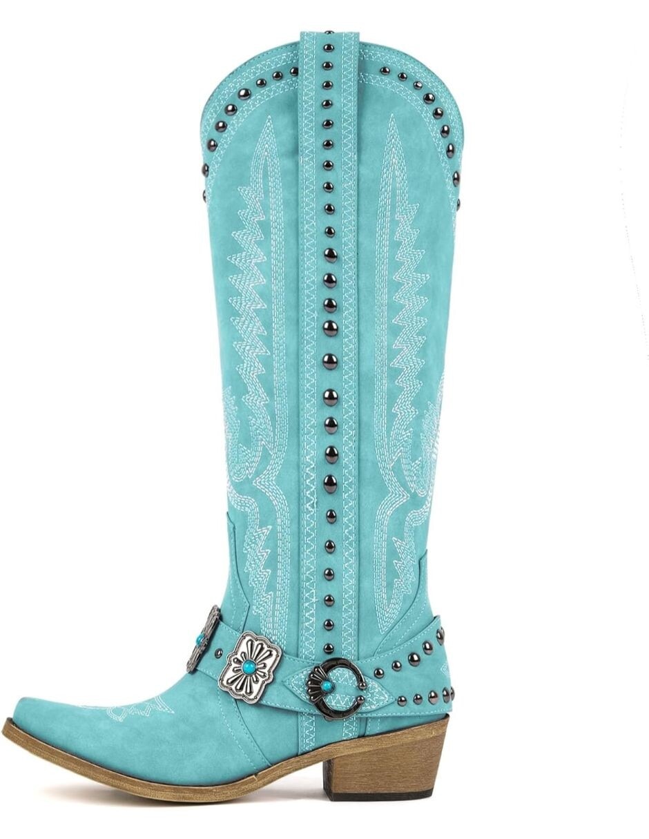 Bota cowboy abajo de la rodilla para mujer 1
