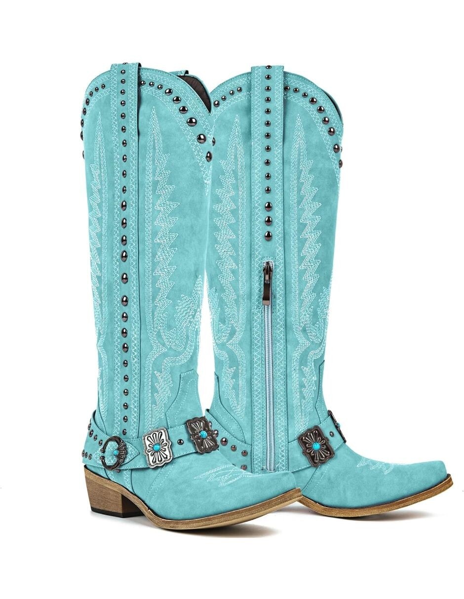 Bota cowboy abajo de la rodilla para mujer 2