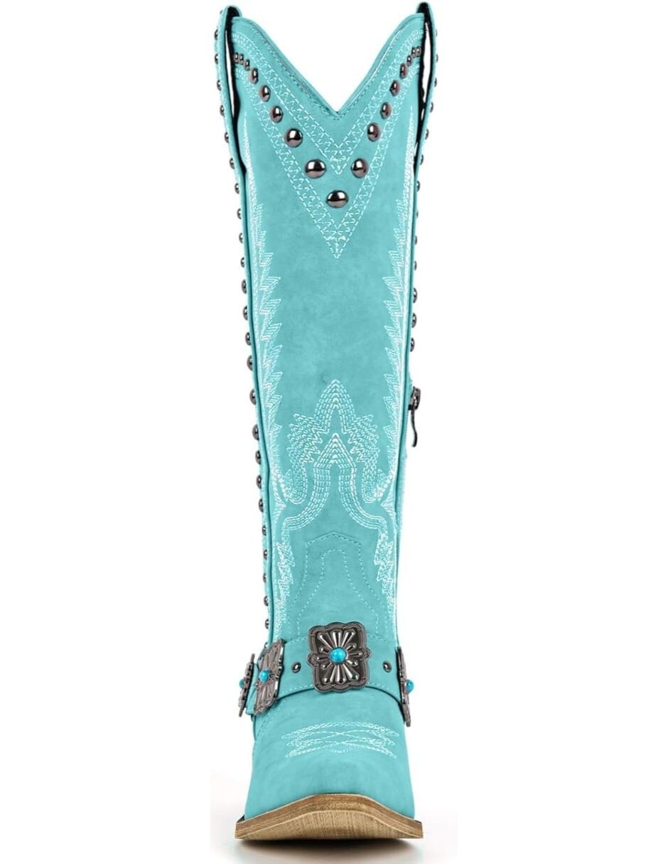 Bota cowboy abajo de la rodilla para mujer 5