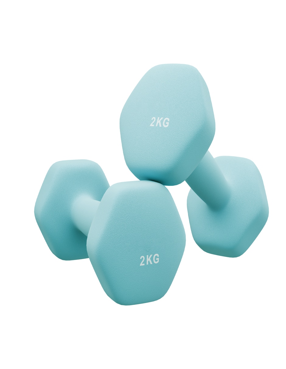Set de mancuernas de peso fijo Songmics Home 2 kg 2 piezas