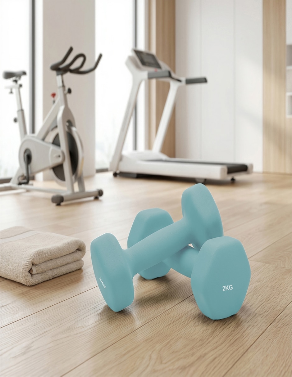 Set de mancuernas de peso fijo Songmics Home 2 kg 2 piezas