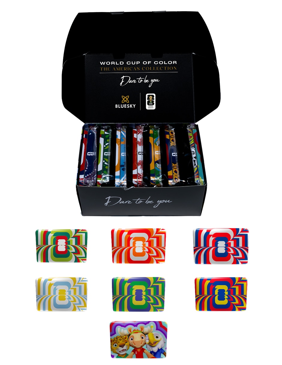 Esmalte de uñas FIFA WORLD CUP Bluesky The Americas Collection Gift Box