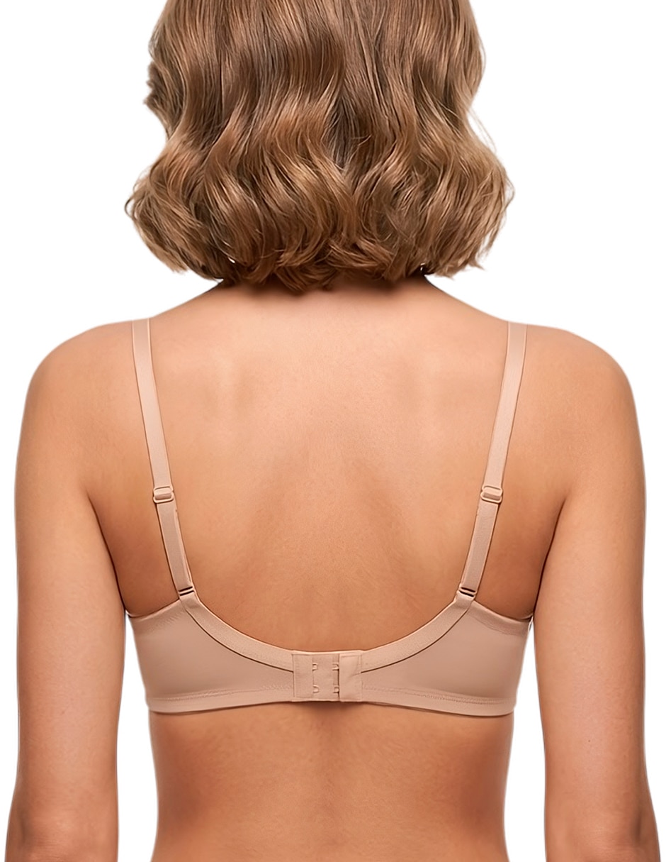 Brassiere demi copa doble push up seamless para mujer 3