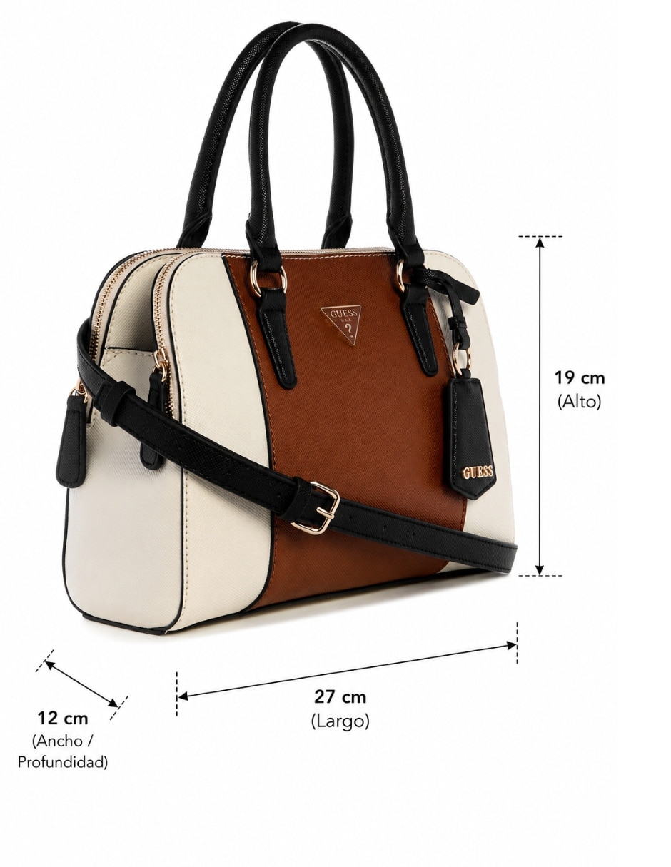 Bolsa satchel Guess para mujer 5