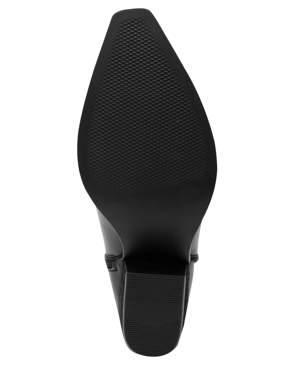 Bota cowboy abajo de la rodilla de piel para mujer 5