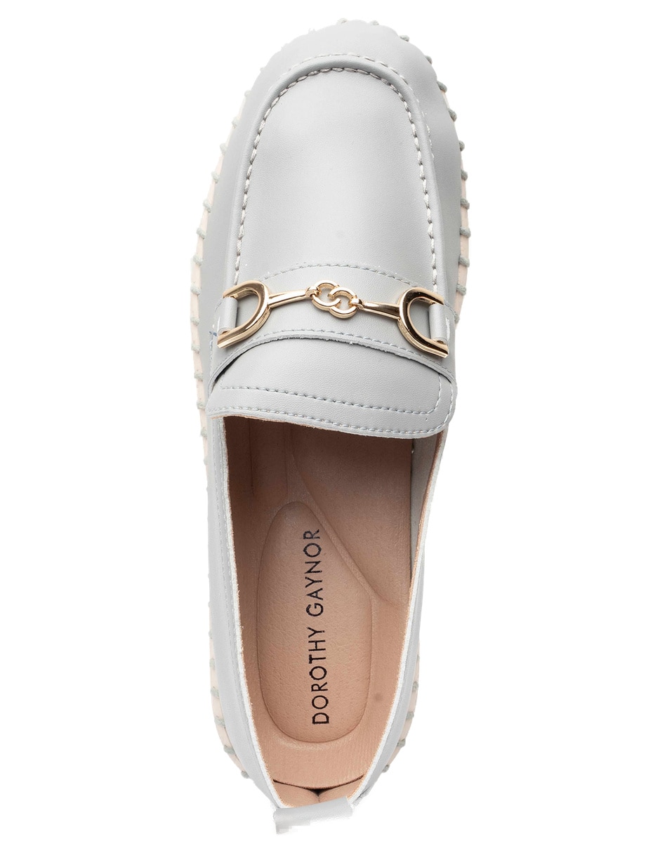 Mocasín de piel sintética para mujer 4