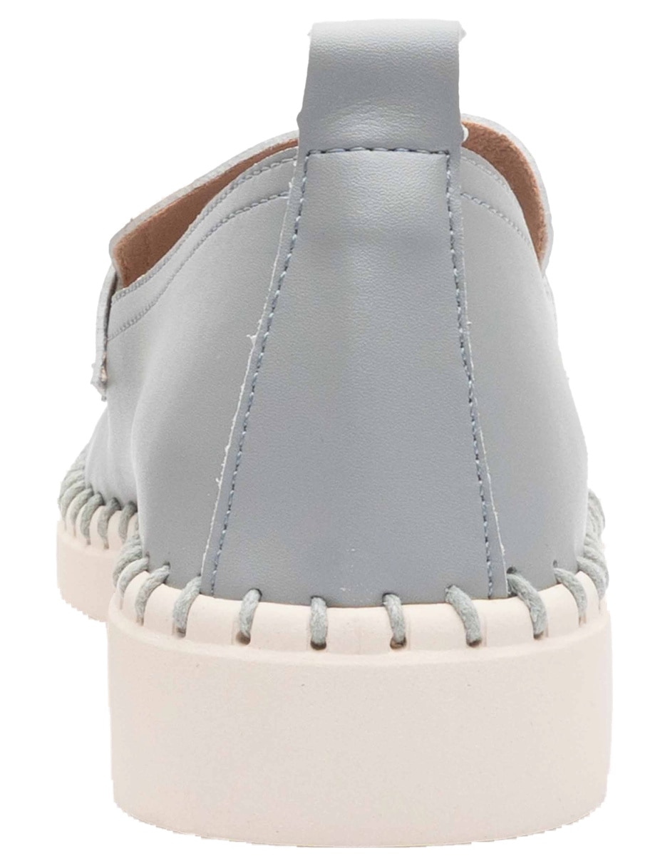 Mocasín de piel sintética para mujer 6