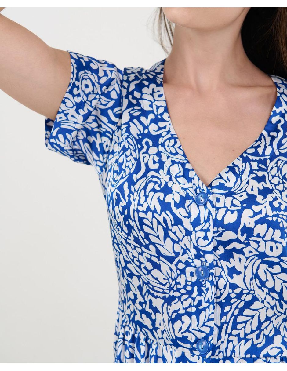 Vestido midi playa lohe para mujer