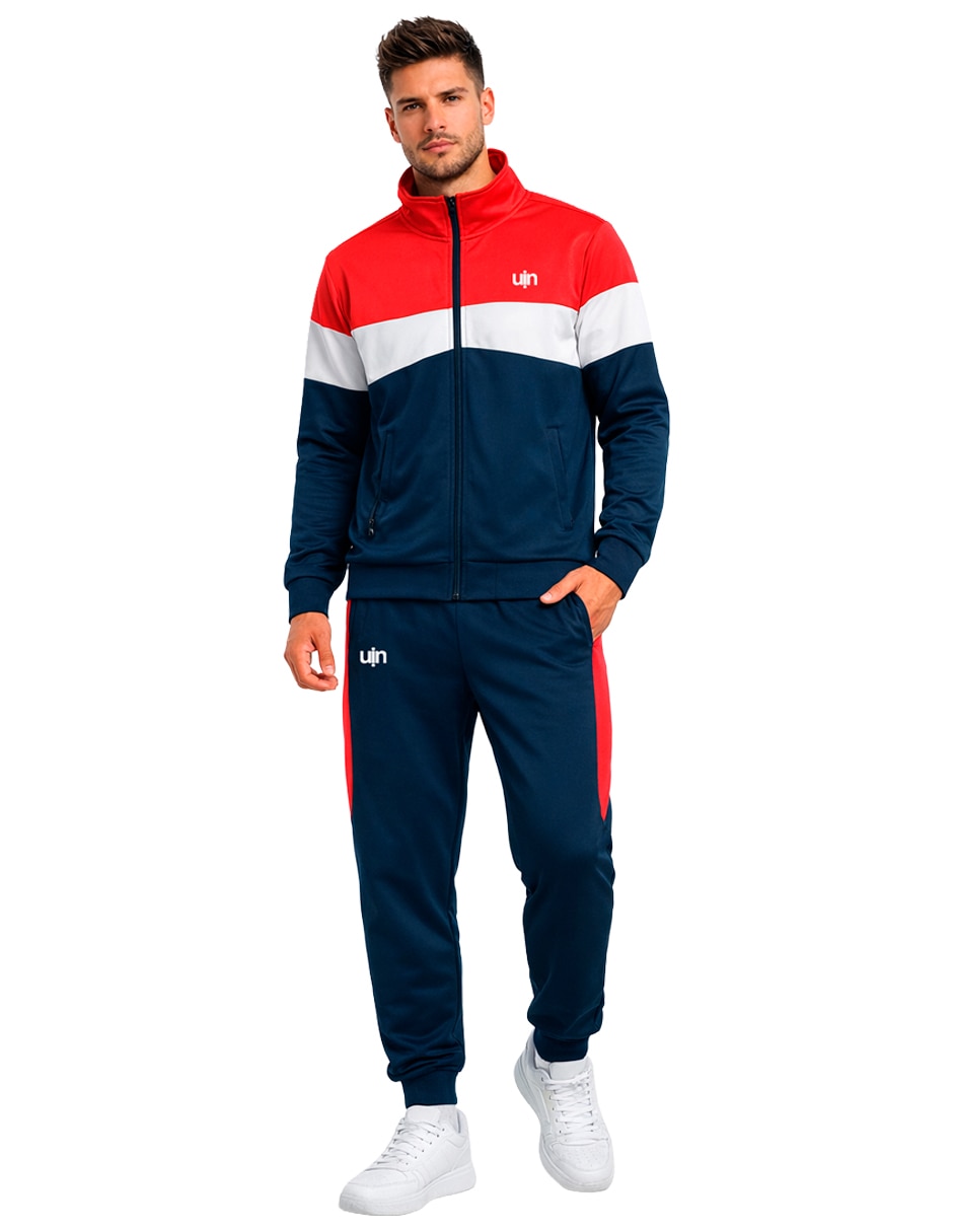 Conjunto deportivo regular uin con elástico para hombre