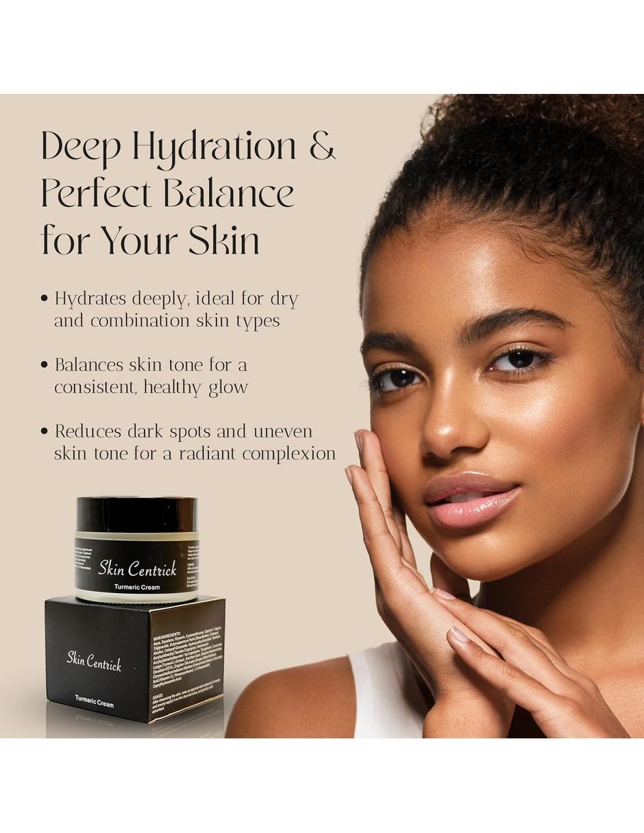 Crema hidratante de cúrcuma Skin Centrick