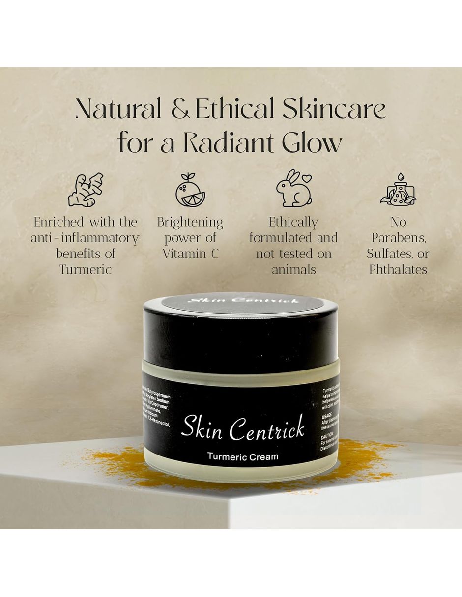 Crema hidratante de cúrcuma Skin Centrick