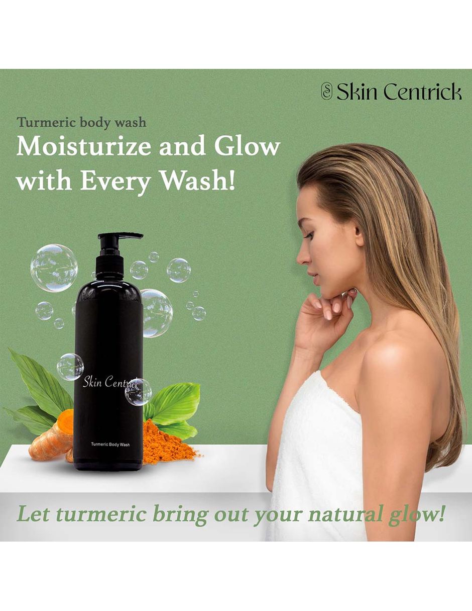 Gel corporal limpiador baño corporal con cúrcuma 2