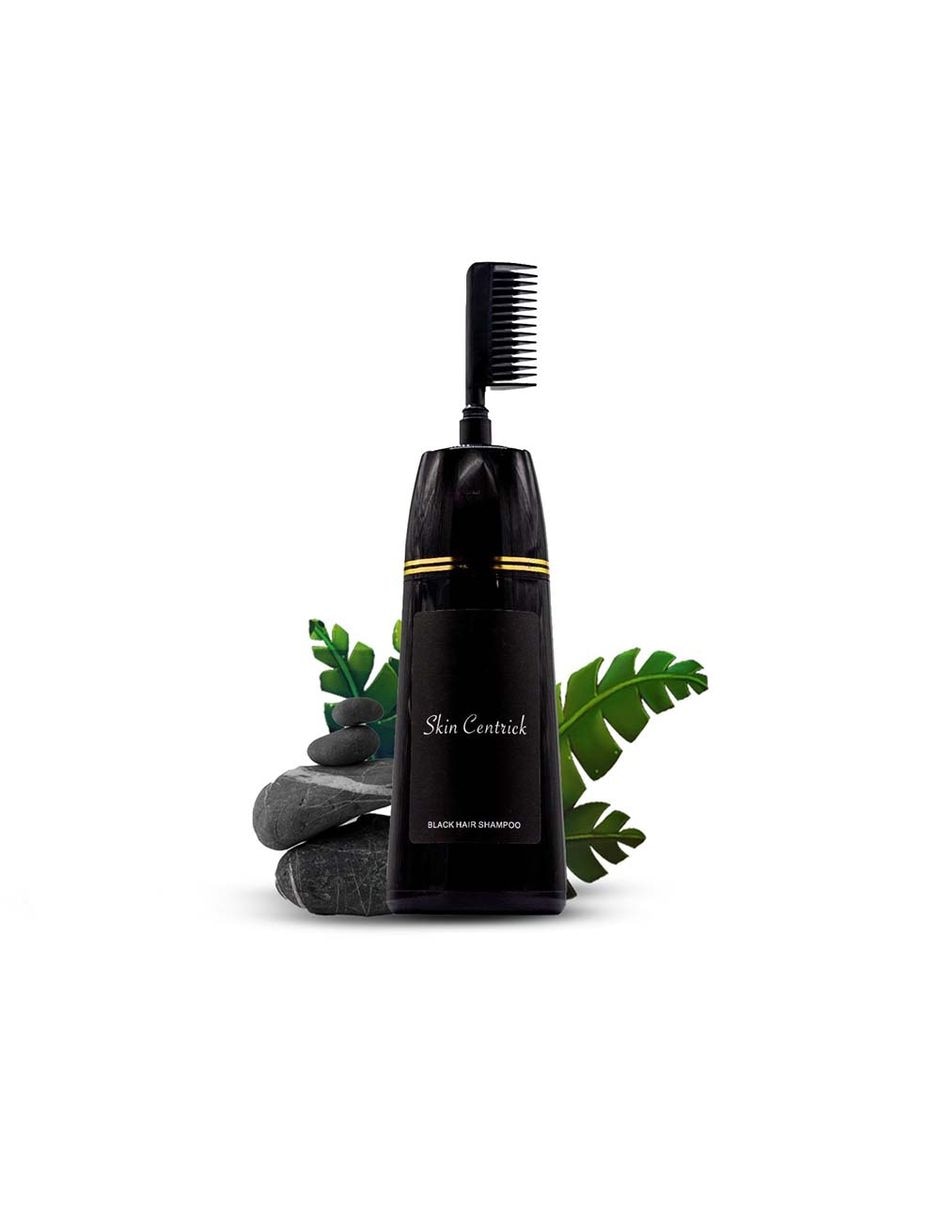 Shampoo matizador de canas para todo tipo de cabello shampoo negro Skin Centrick