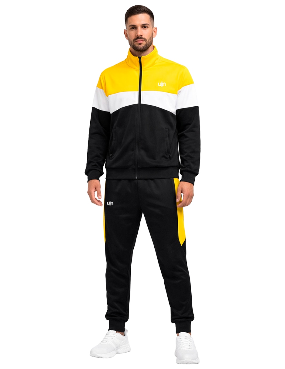 Conjunto deportivo regular con elástico para hombre Conjunto deportivo regular con elástico para hombre