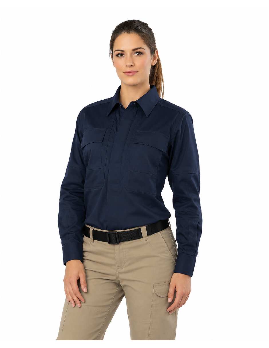 Camisa 5.11 manga larga para mujer