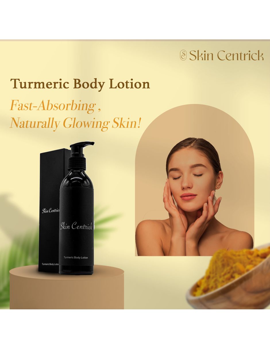 Loción hidratante loción corporal de cúrcuma Skin Centrick