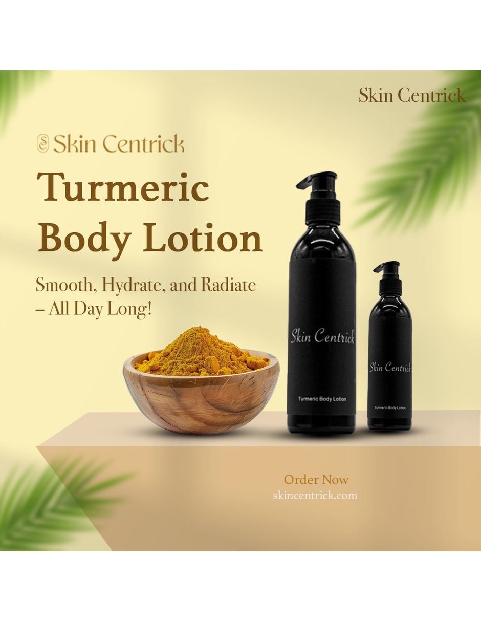 Loción hidratante loción corporal de cúrcuma Skin Centrick