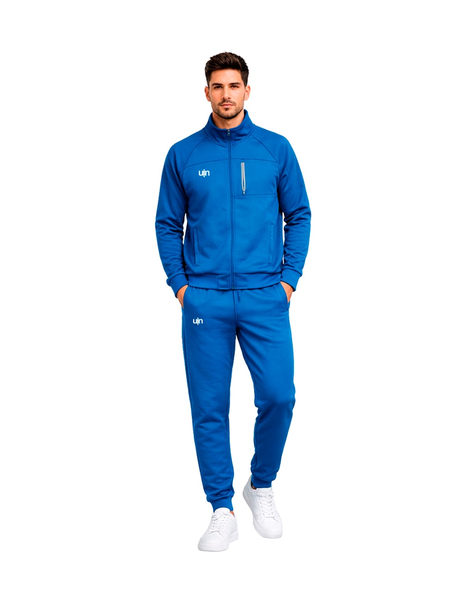 Conjunto deportivo regular con elástico para hombre Conjunto deportivo regular con elástico para hombre