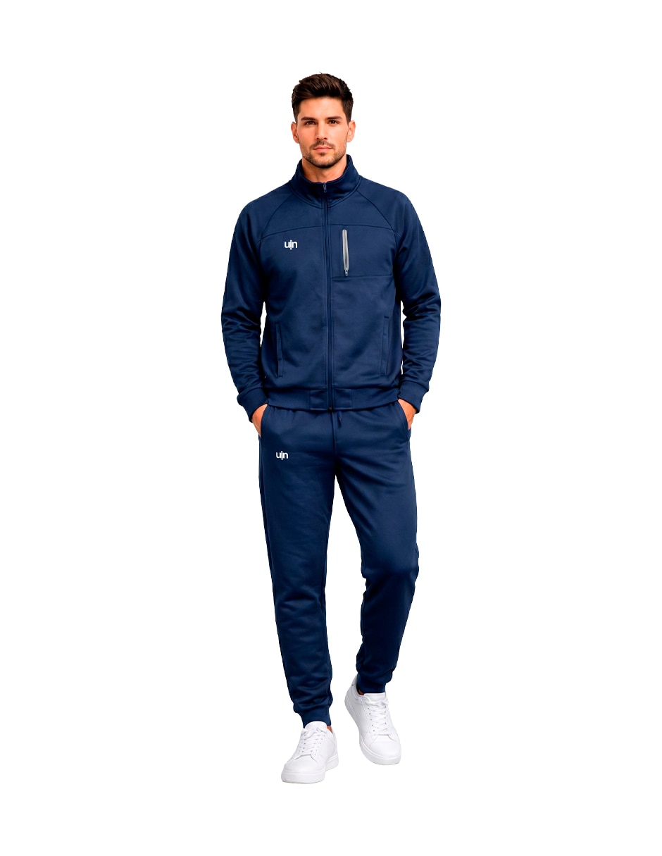 Conjunto deportivo regular con elástico para hombre Conjunto deportivo regular con elástico para hombre