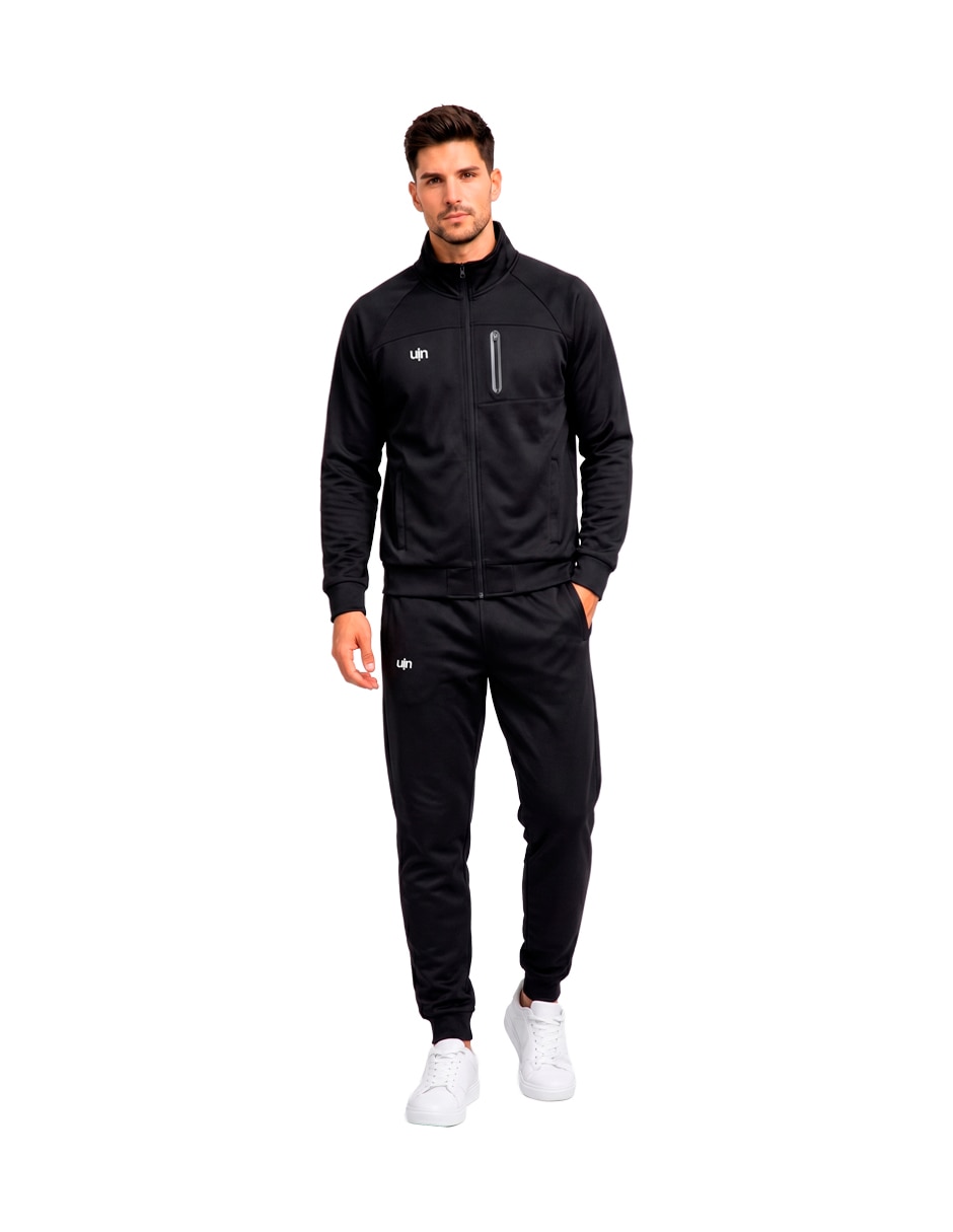 Conjunto deportivo regular con elástico para hombre Conjunto deportivo regular con elástico para hombre