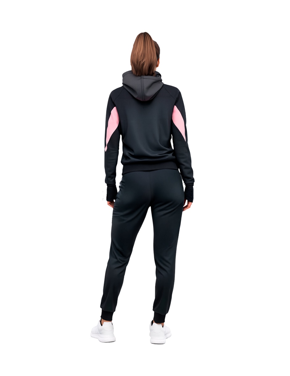 Conjunto deportivo regular con elástico para mujer 4