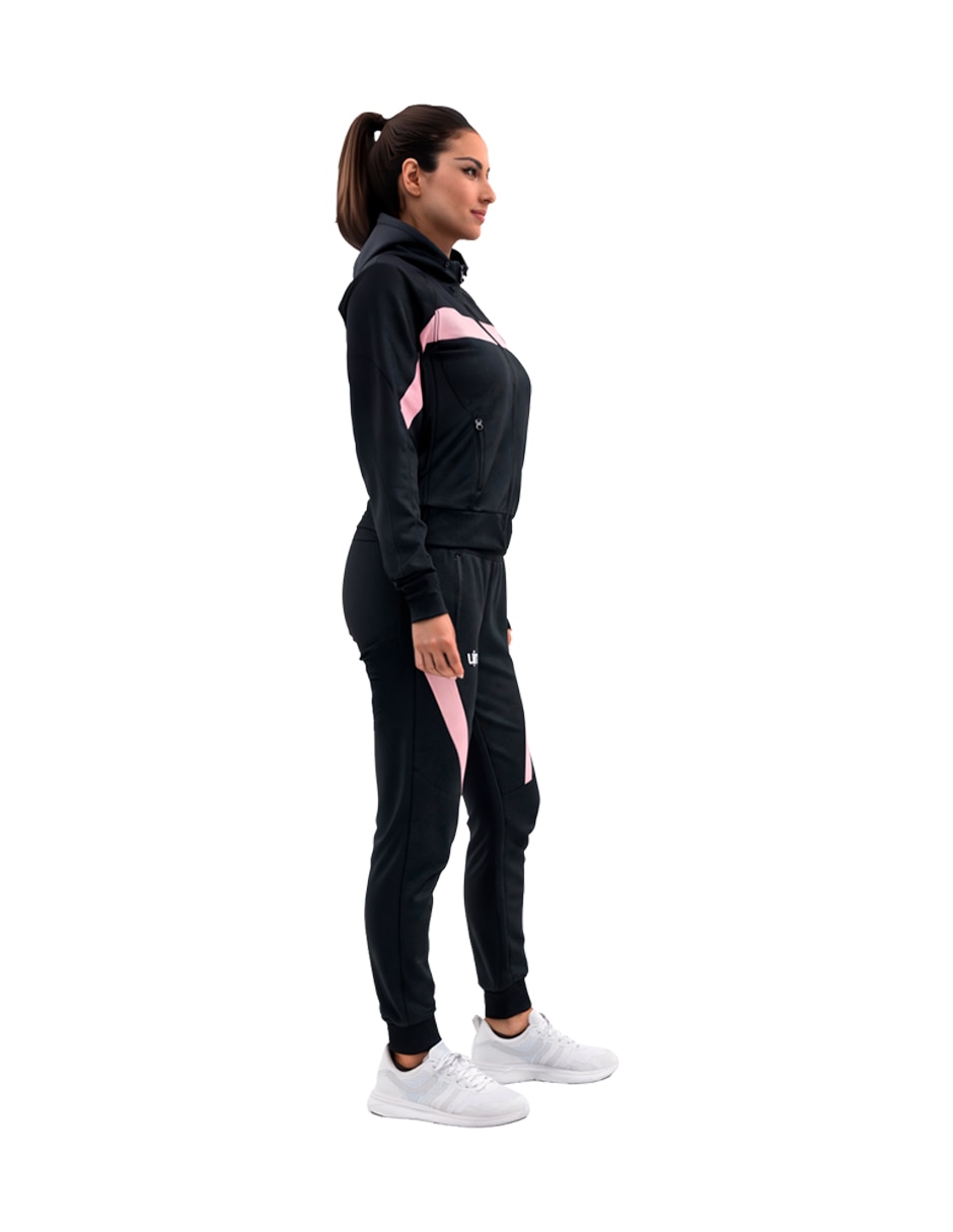 Conjunto deportivo regular con elástico para mujer 7