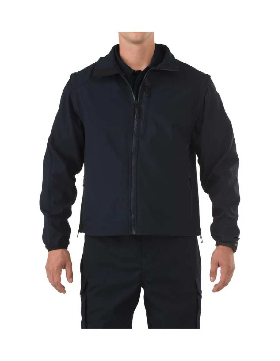 Chamarra casual impermeable con bolsillos para hombre 1