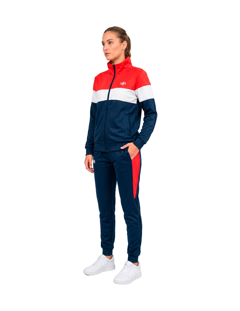 Conjunto deportivo regular con elástico para mujer 4