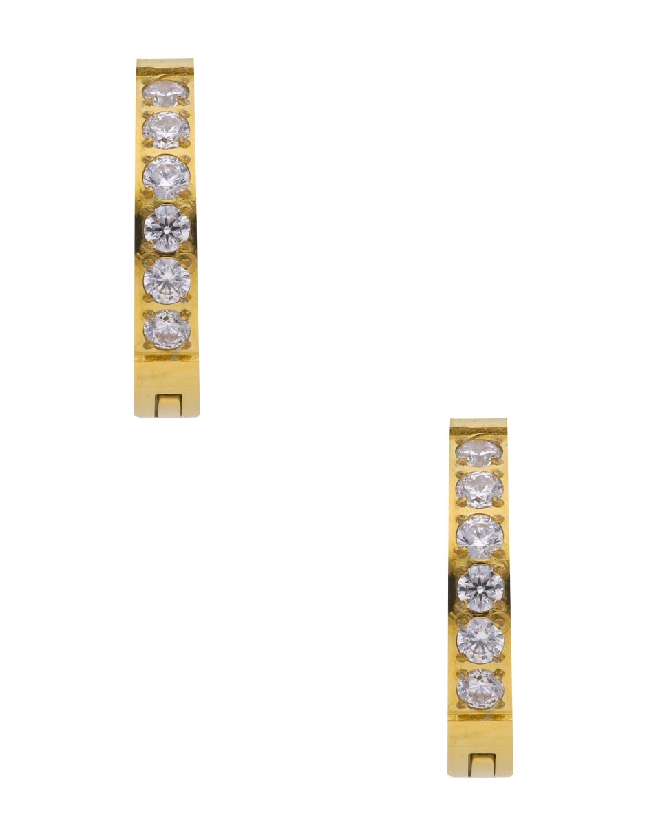 Aretes con acabado brillante 2